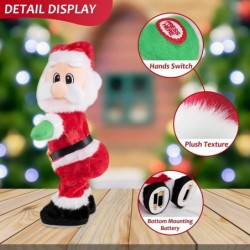 Twerking Santa Claus 14" Santa Doll Animated Christmas Toys Singing English Song as Gift Santa Toys for Kids $47.80 Plush Fig...