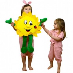 Sunflower Plant Plush Toy – Giant Stuffed Sunflower for Kids – Adorable Lady Bug and Cute Mood Embroidery – Flower Figure Sof...