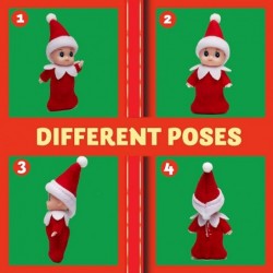 3 Pcs Christmas Elf Plush Doll Santa’s Little Helper Stuffed Soft Plush Toy Doll for Christmas Decor Xmas Gift Stuffed Stocki...