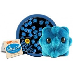 GIANTmicrobes Common Cold Plush - Educational Get Well Gift includes Information Card Medical and Biology Gift Learning tool ...