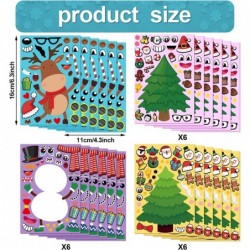 50 Pieces Christmas Stickers DIY Holiday Stickers Make Your Own Christmas Stickers Christmas Santa Snowman Reindeer Gingerbre...