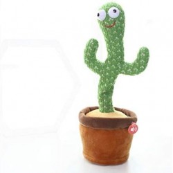 Cactus Plush Toys Dancing Cactus Electronic Dancing Cactus Lovely Singing Cactus Plush Cactus Toys Interesting Children's Toy...