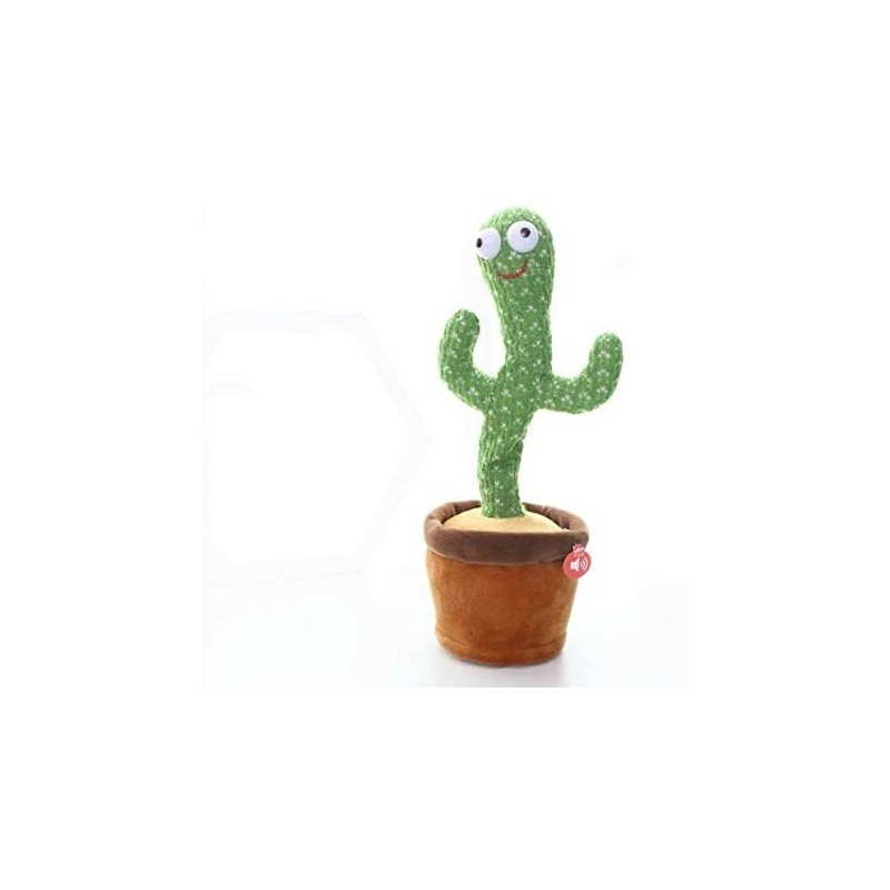 Cactus Plush Toys Dancing Cactus Electronic Dancing Cactus Lovely Singing Cactus Plush Cactus Toys Interesting Children's Toy...