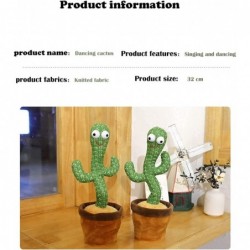 Cactus Plush Toys Dancing Cactus Electronic Dancing Cactus Lovely Singing Cactus Plush Cactus Toys Interesting Children's Toy...