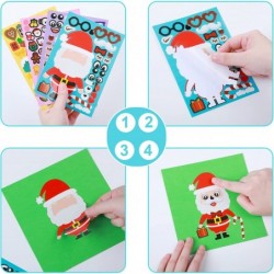 50 Pieces Christmas Stickers DIY Holiday Stickers Make Your Own Christmas Stickers Christmas Santa Snowman Reindeer Gingerbre...