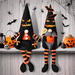 2Pcs Halloween Gnomes Plush Decorations Mr & Mrs Handmade Halloween Gnome Gifts Halloween Gnomes Plush Halloween Party Home M...