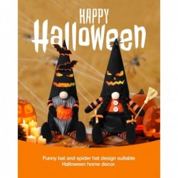 2Pcs Halloween Gnomes Plush Decorations Mr & Mrs Handmade Halloween Gnome Gifts Halloween Gnomes Plush Halloween Party Home M...