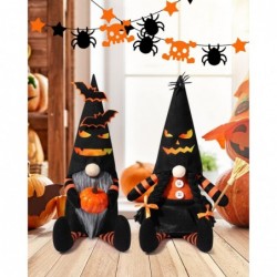 2Pcs Halloween Gnomes Plush Decorations Mr & Mrs Handmade Halloween Gnome Gifts Halloween Gnomes Plush Halloween Party Home M...