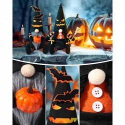 2Pcs Halloween Gnomes Plush Decorations Mr & Mrs Handmade Halloween Gnome Gifts Halloween Gnomes Plush Halloween Party Home M...