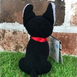 Studio Ghibli Series Kiki's Delivery Service Jiji Plush Doll 5.9 in S Size Japan Import with Kanji Love Sticker Original Pack...