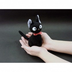 Studio Ghibli Series Kiki's Delivery Service Jiji Plush Doll 5.9 in S Size Japan Import with Kanji Love Sticker Original Pack...