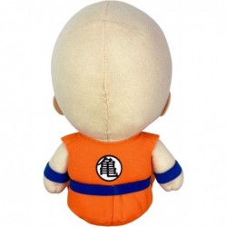 Dragon Ball Super- Krillin Sitting Plush 7" H Multi-Colored $29.51 Plush Figure Toys