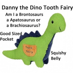 Plush Tooth Fairy Pillow for Little Boys and Girls About to Loose a Tooth (Dinosaur Danny) $41.47 Plush Figure Toys