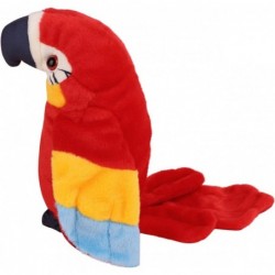 Multi-Functional Soft Fluffy Plush Stuffed Talking Parrot Electric Interactive Funny Plush Toy Birds Waving Wings Repeats Wha...