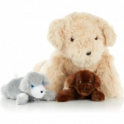 Playful Puppies Hide N’ Seek Mom and Babies Set - 17 inch Mommy and Two 7 inch Puppies - Interactive Talk and Play Plush $59....