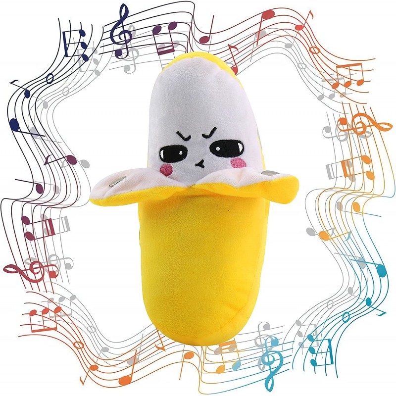 Musical Toys Fruit Plush Induction Toys with 15 Sounds and Reactions Various Modes of Interactive Percussion Music Fruit Stuf...