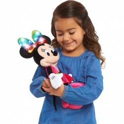 Disney Junior Minnie Mouse Sparkle & Sing 13-inch Feature Plush $30.19 Plush Interactive Toy Figures