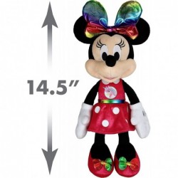 Disney Junior Minnie Mouse Sparkle & Sing 13-inch Feature Plush $30.19 Plush Interactive Toy Figures