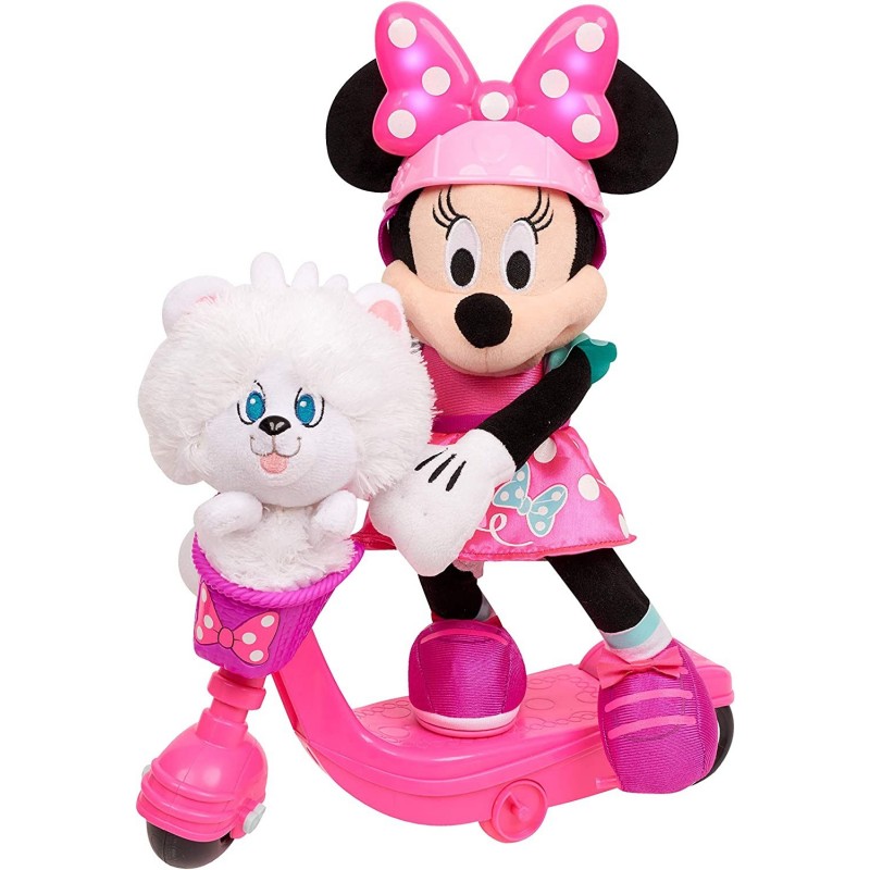 Helper Scooter 13" Feature Plush Pink/Purple/White $137.05 Plush Interactive Toy Figures