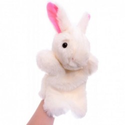 Bunny Hand Puppets Plush Animal Toys for Imaginative Pretend Play Stocking Storytelling White $19.93 Plush Puppets