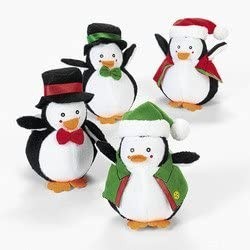 Holiday Dressed Plush Penguins - Toys - 12 Pieces $36.79 Plush Puppets