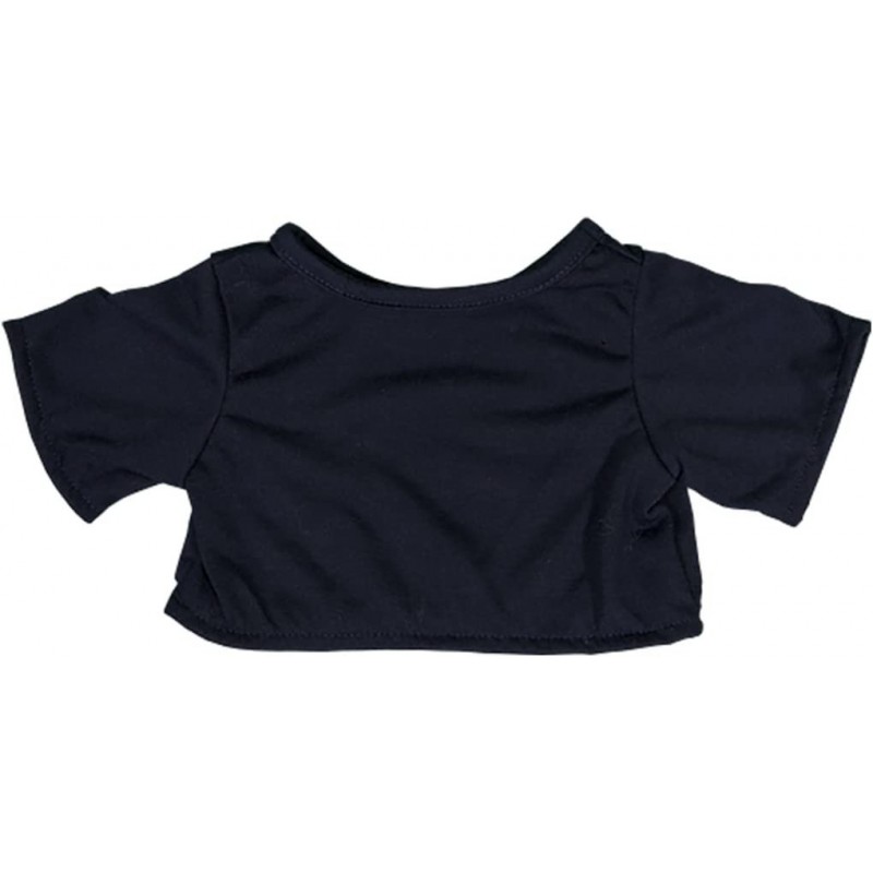 Navy Blue T-Shirt Teddy Bear Clothes Fits Most 14"-18" Build-a-Bear and Make Your Own Stuffed Animals $22.16 Stuffed Animal C...