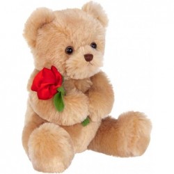 Bearington Remington Plush Stuffed Animal Teddy Bear with Rose 9.5 Inches $38.11 Stuffed Animals & Teddy Bears