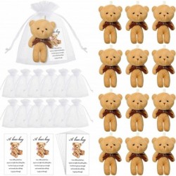 36 Pcs Mini Plush Bears Little Pocket Bears Sympathy Gift for Kids Family Grieving Memorial Comfort Keepsake Inspirational Be...