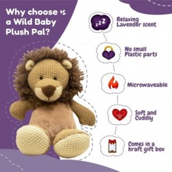 Lion Stuffed Animal - Heatable Microwaveable Plush Pal with Aromatherapy Lavender Scent for Babies and Kids - Stuffed Lion Pl...