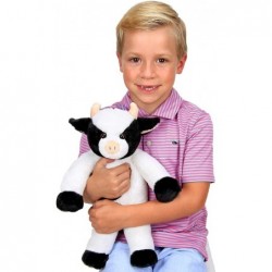 Bearington Cowlin Soft Plush Cow Stuffed Animal 15 Inches $40.74 Stuffed Animals & Teddy Bears