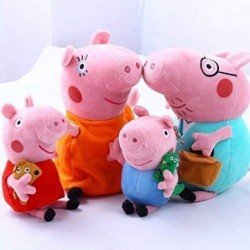 Pig Plushies Peppa - Pig Plush Peppa - Pig Stuffed Animal Peppa - Pig Peppa George Peppa Daddy Mommy Peppa Plush Toy Collecti...