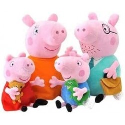 Pig Plushies Peppa - Pig Plush Peppa - Pig Stuffed Animal Peppa - Pig Peppa George Peppa Daddy Mommy Peppa Plush Toy Collecti...