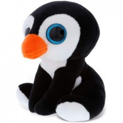 Sparkling Big Eye Penguin Wild Stuffed Animal Soft Plush Collection Storytime Buddy Antarctic Snow Penguin Plushie Figure Pee...