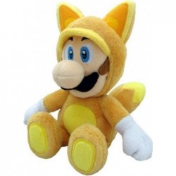 Little Buddy Official Super Mario Plush Kitsune Fox Luigi 9-Inch Yellow $28.43 Stuffed Animals & Teddy Bears