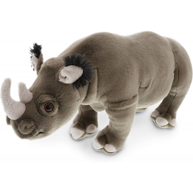 Wild Stuffed Animal Soft Plush Collection Storytime Buddy Rhino Animal for Children Rhino Plush Safari Stuffed Animals Peekab...