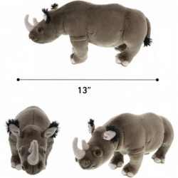 Wild Stuffed Animal Soft Plush Collection Storytime Buddy Rhino Animal for Children Rhino Plush Safari Stuffed Animals Peekab...