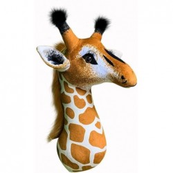 Jungle Forest Giraffe Stuffed AnimalsWall Mount Giraffe Wall Decoration Girls Room Decor Doll Head Wall Hanging Baby Birthday...