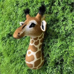 Jungle Forest Giraffe Stuffed AnimalsWall Mount Giraffe Wall Decoration Girls Room Decor Doll Head Wall Hanging Baby Birthday...