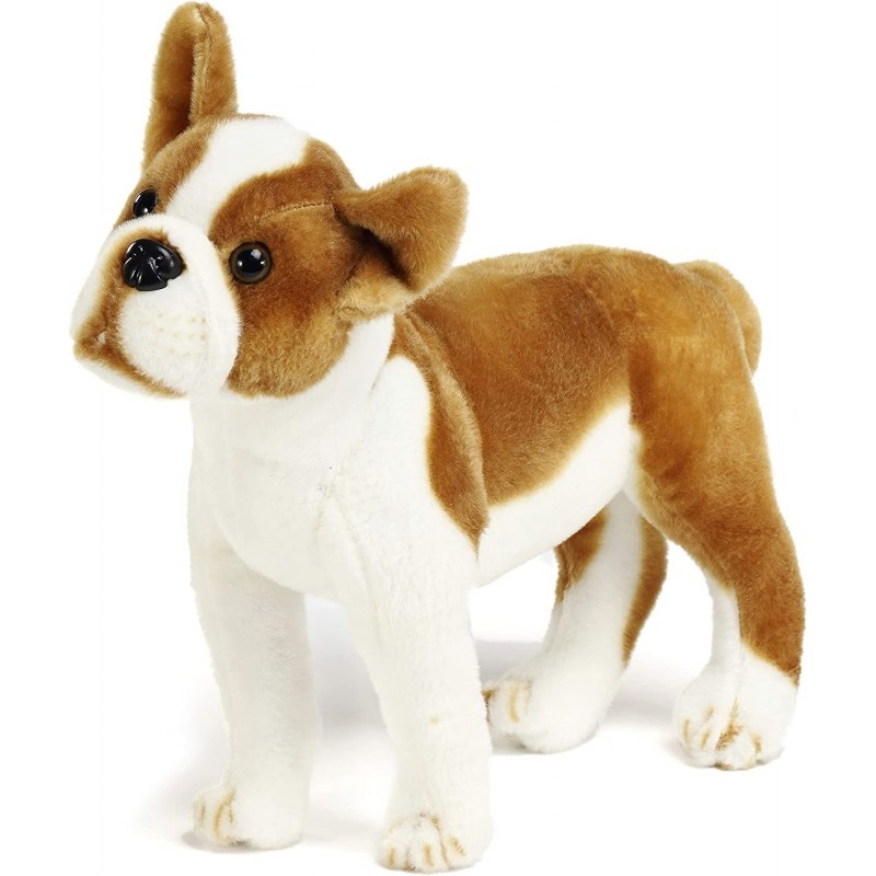 Bobby The Boston Terrier Boxer - 14.5 Inch Large Dog Stuffed Animal Plush - by Tiger Tale Toys $34.76 Stuffed Animals & Teddy...