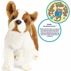 Bobby The Boston Terrier Boxer - 14.5 Inch Large Dog Stuffed Animal Plush - by Tiger Tale Toys $34.76 Stuffed Animals & Teddy...