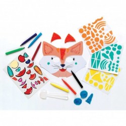 Fun Furry Masks - Craft 5 Animal Masks for Kids White $22.24 Craft Kits