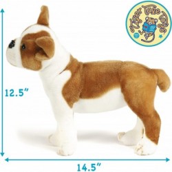 Bobby The Boston Terrier Boxer - 14.5 Inch Large Dog Stuffed Animal Plush - by Tiger Tale Toys $34.76 Stuffed Animals & Teddy...