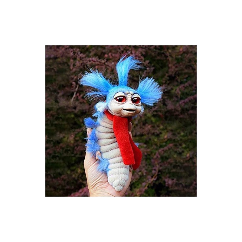 Labyrinths Plush Doll Worm from Movie Labyrinth Handmade Worm from Labyrinth Stuffed Toy Creepy Doll Fugglers Funny Ugly Mons...