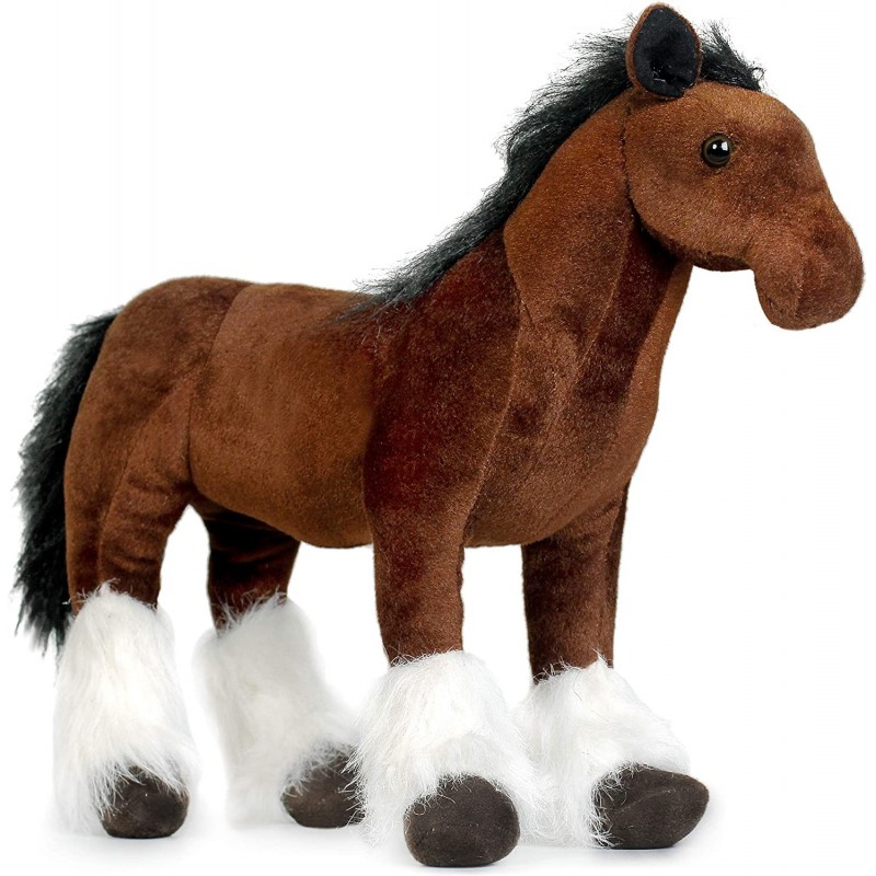 Charmaine The Shire Horse - 16 Inch Large Shire Horse Stuffed Animal Plush Pony - by Tiger Tale Toys $41.63 Stuffed Animals &...