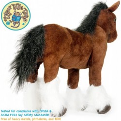 Charmaine The Shire Horse - 16 Inch Large Shire Horse Stuffed Animal Plush Pony - by Tiger Tale Toys $41.63 Stuffed Animals &...