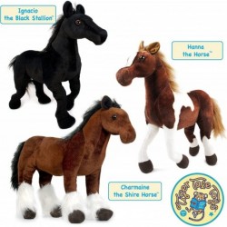 Charmaine The Shire Horse - 16 Inch Large Shire Horse Stuffed Animal Plush Pony - by Tiger Tale Toys $41.63 Stuffed Animals &...