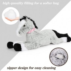 Giant Horse Stuffed Animal Large Pony Grey Plush Toy Horse Big Gift for Kids 35 Inches $69.02 Stuffed Animals & Teddy Bears