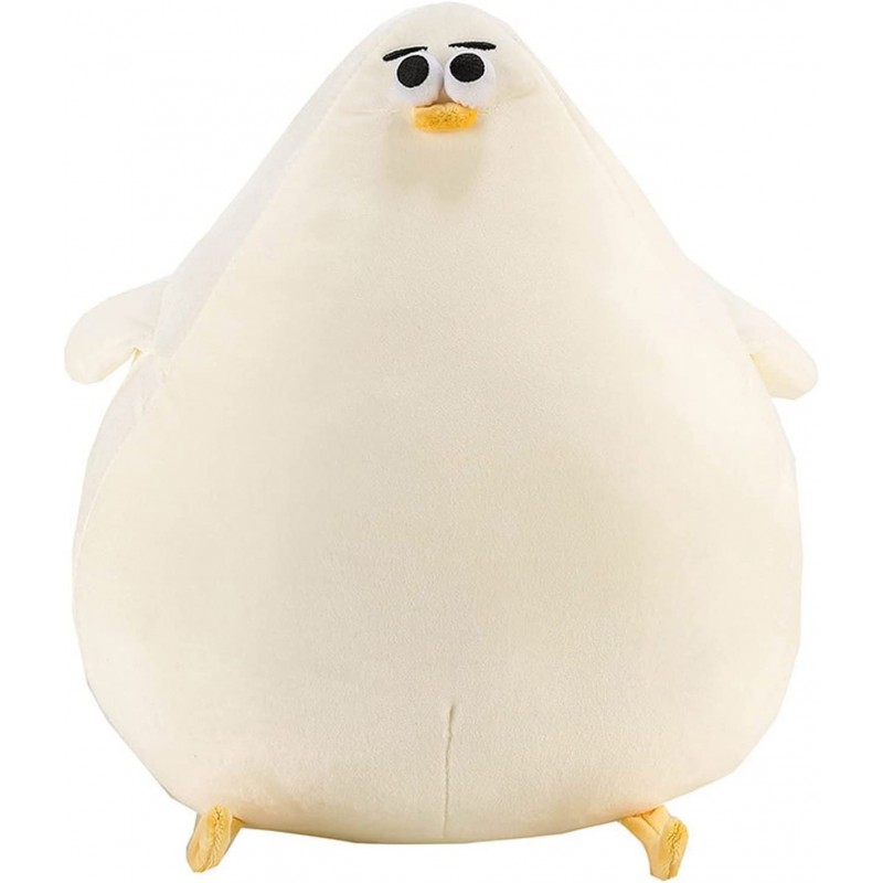 11in Cute Fat Seagull Plush Toy Funny Stuffed Animal Simulation Mother Hen Doll Chubby Seagull Plush Pillow Soft Chick Plushi...