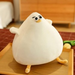 11in Cute Fat Seagull Plush Toy Funny Stuffed Animal Simulation Mother Hen Doll Chubby Seagull Plush Pillow Soft Chick Plushi...