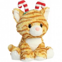 Holiday - 8.5" Candy Cane Tabby Orange $35.04 Stuffed Animals & Teddy Bears